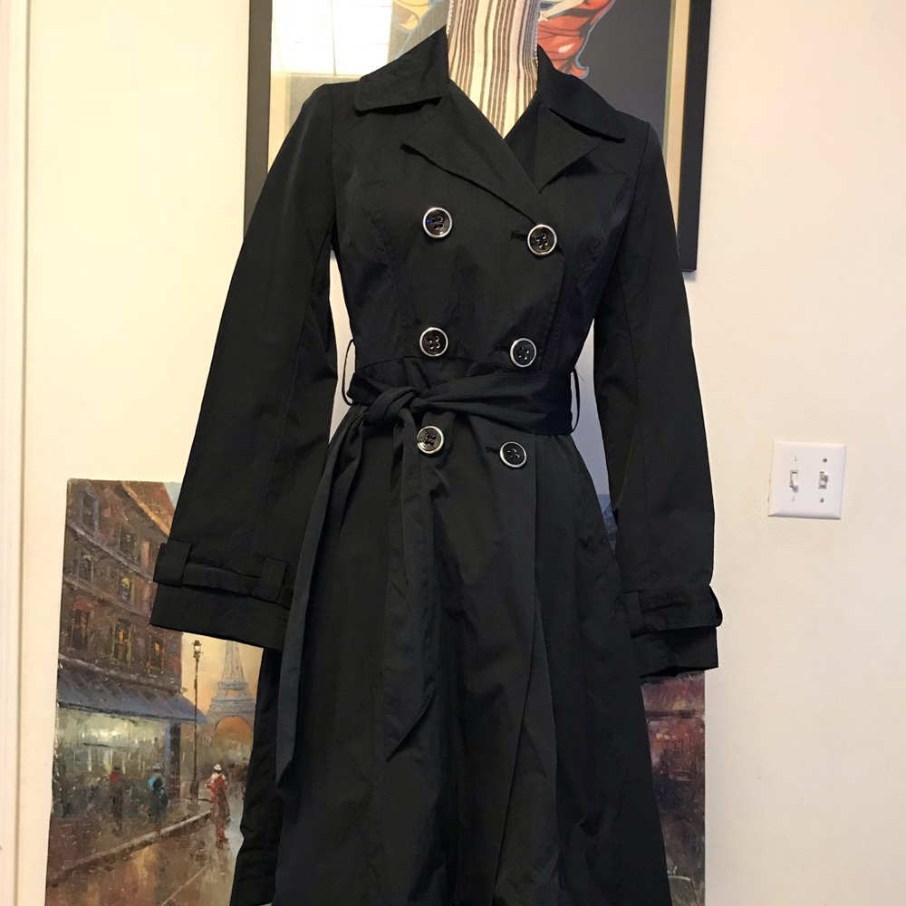 White House Black Market Trench Coat